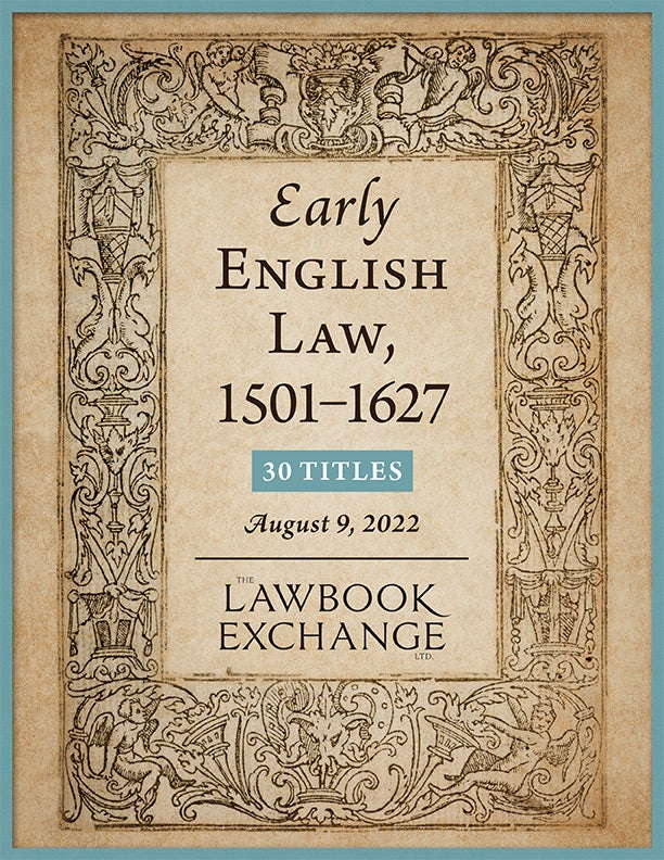 Early English Law, 1501–1627: 30 Titles