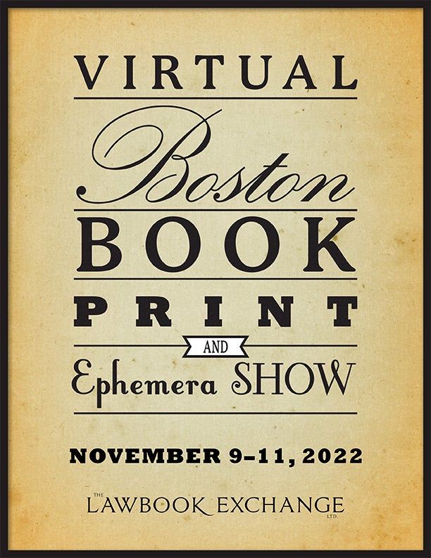 Virtual Boston Book, Print and Ephemera Show