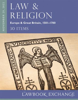Law & Religion: Europe & Great Britain, 1501–1780 - 30 Items