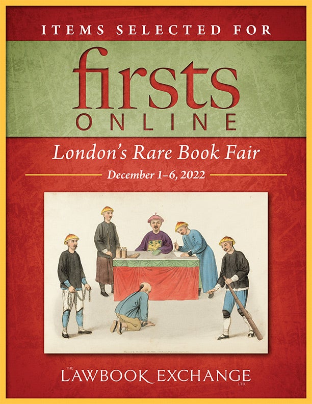Items Selected for Firsts Online: London's Rare Book Fair