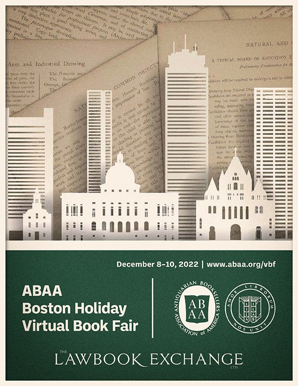 ABAA Boston Holiday Virtual Book Fair