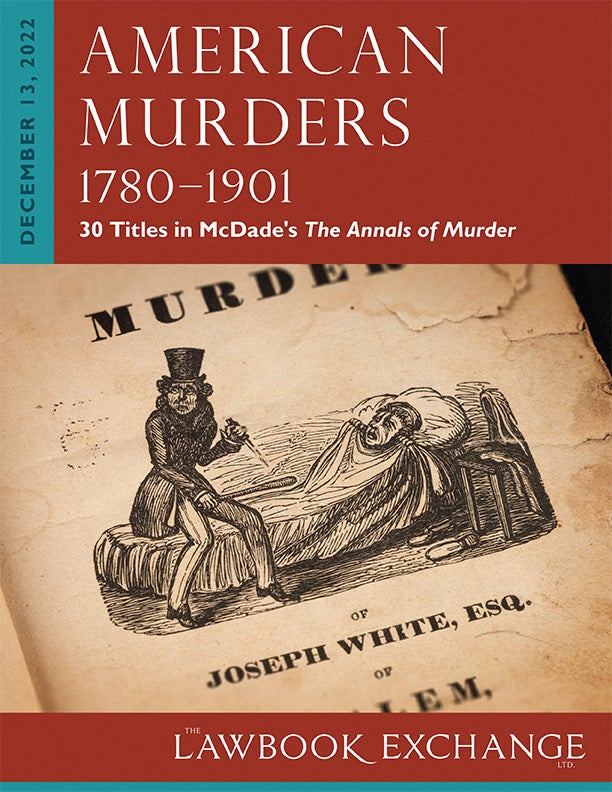 American Murders, 1780–1901: 30 Titles in McDade's The Annals of Murder