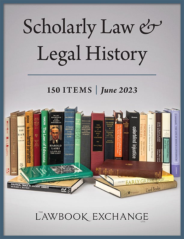 Scholarly Law & Legal History: 150 Items