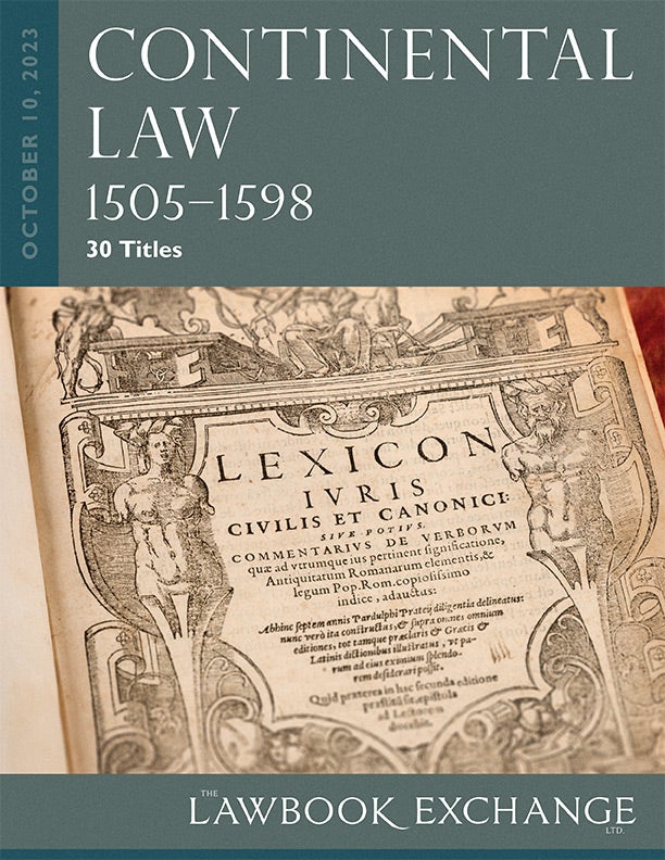 Continental Law, 1505–1598 - 30 Titles