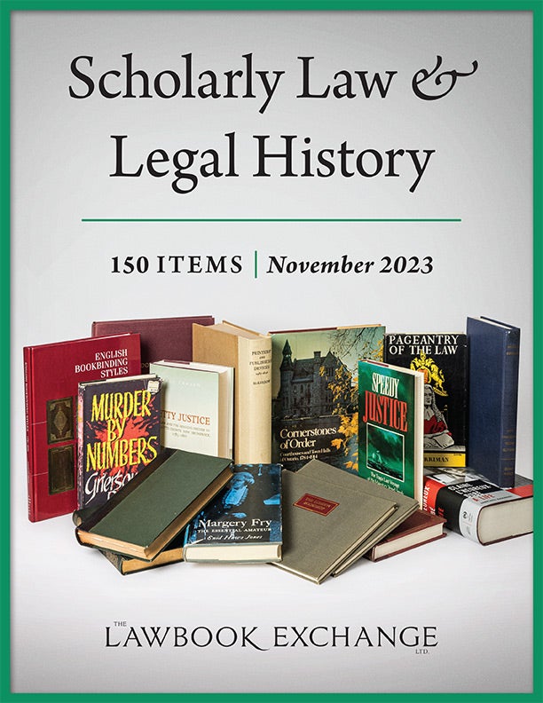 Scholarly Law & Legal History: 150 Items