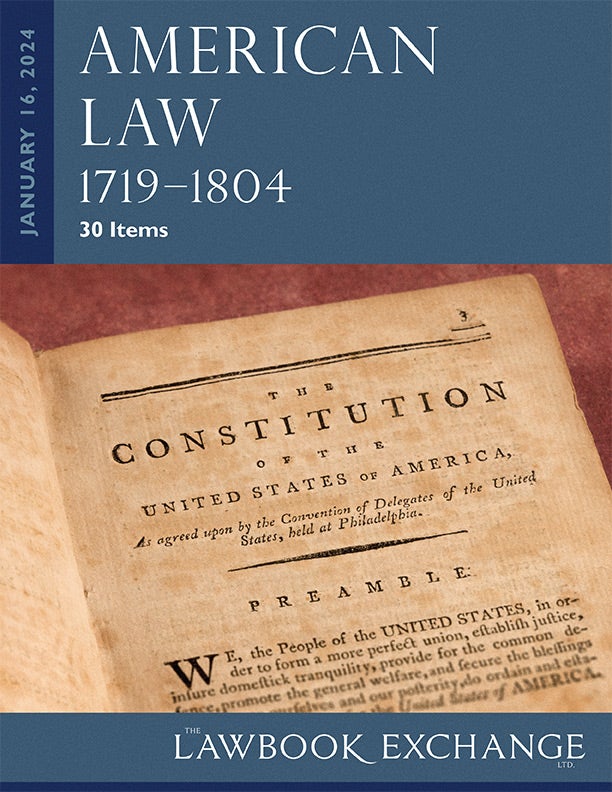 American Law, 1719–1804 - 30 Items