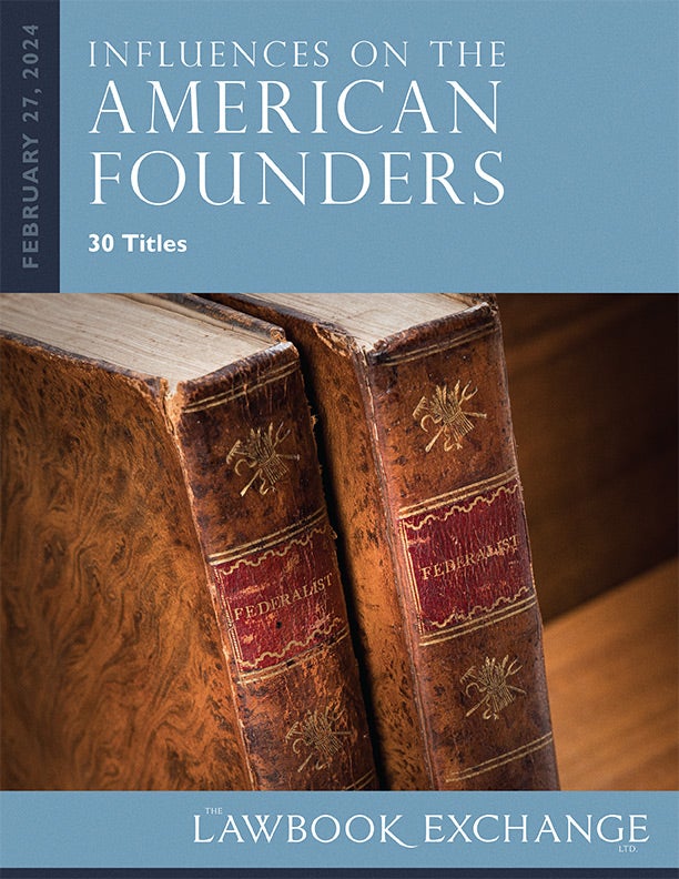 Influences on the American Founders - 30 Titles
