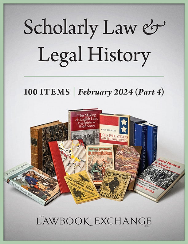 Scholarly Law & Legal History: 100 Items