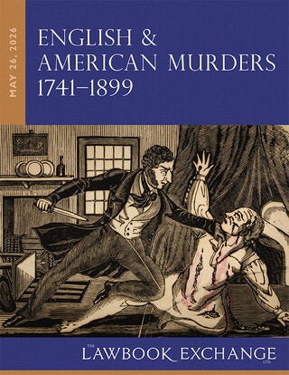 English & American Murders, 1741&ndash;1899