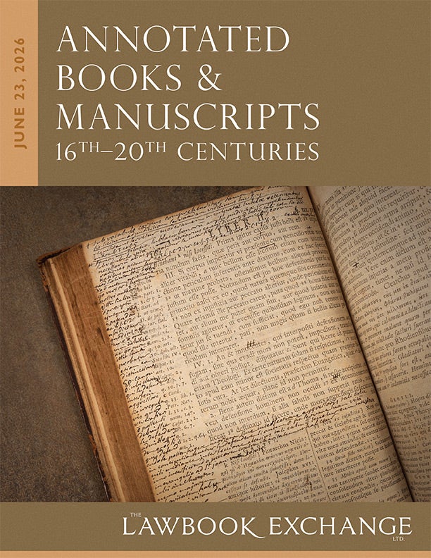 Annotated Books & Manuscripts, 16th&ndash;20th Centuries