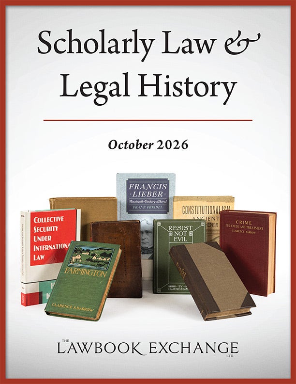 Scholarly Law & Legal History
