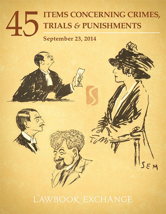 45 Items Concerning Crimes, Trials and Punishments