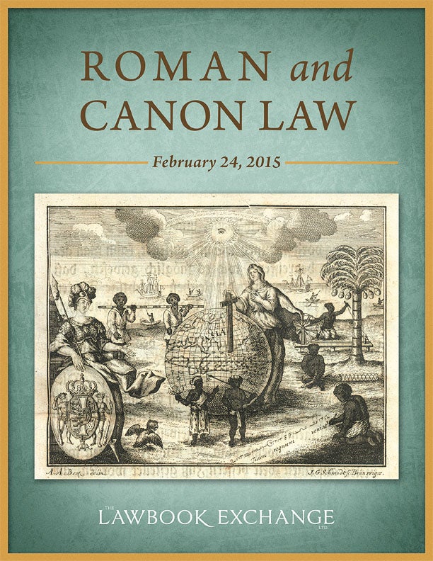 Roman and Canon Law