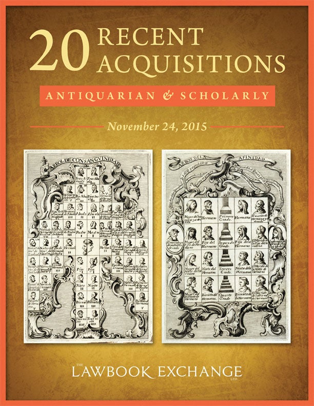 20 Recent Antiquarian and Scholarly Acquisitions