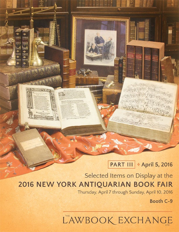 Part III: 50 Pamphlets, Letters and Ephemera on Display at the 2016 New York Antiquarian Book Fair