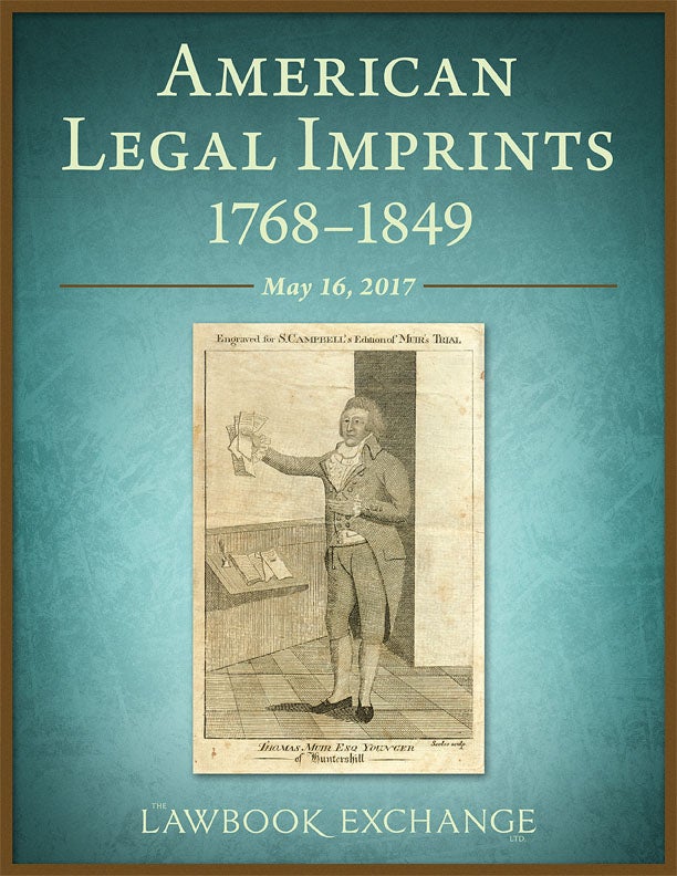 30 American Legal Imprints, 1768-1849