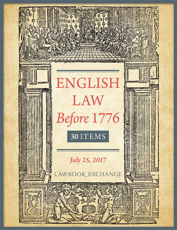 English Law Before 1776: 30 Titles