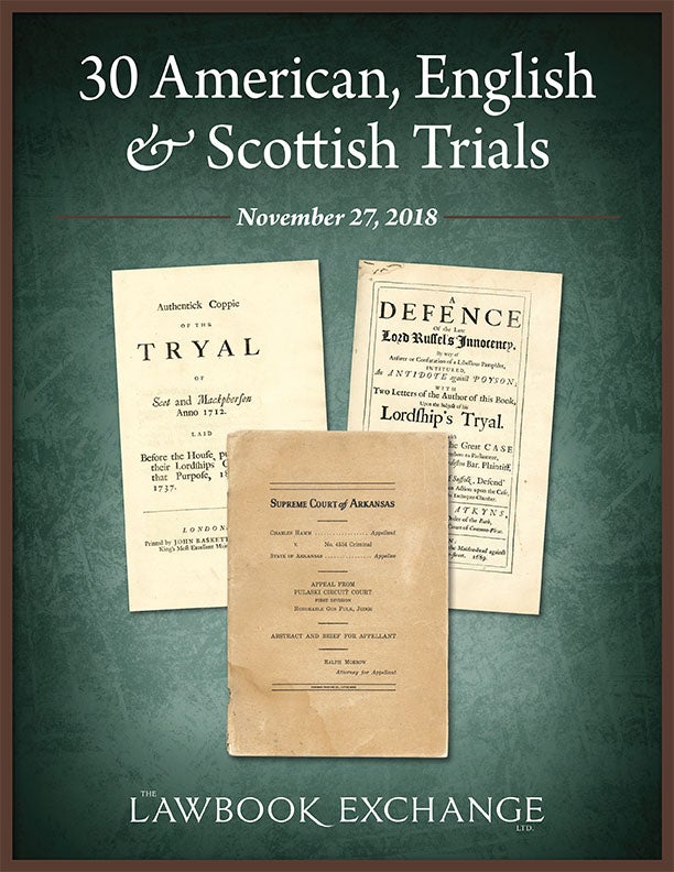 30 American, English & Scottish Trials