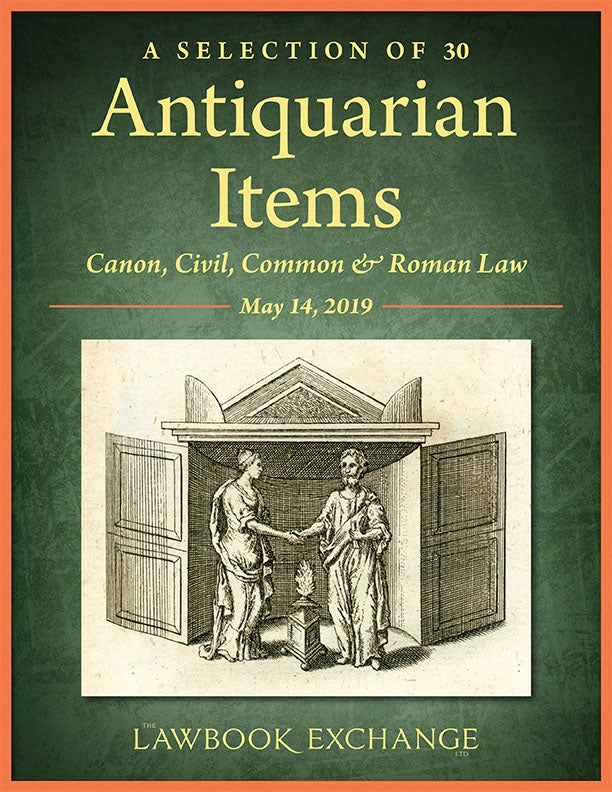 A Selection of 30 Antiquarian Items: Canon, Civil, Common & Roman Law
