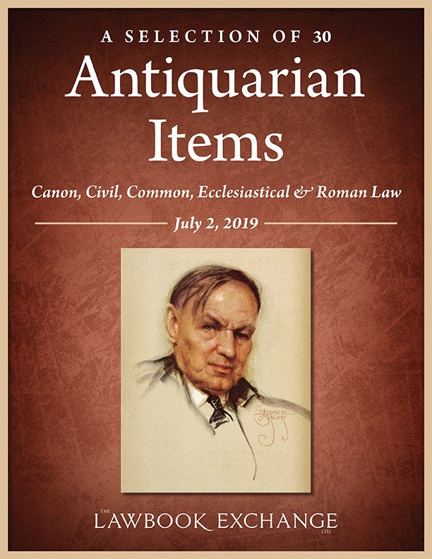 A Selection of 30 Antiquarian Items: Canon, Civil, Common, Ecclesiastical & Roman Law