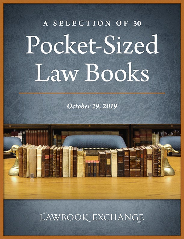 A Selection of 30 Pocket-Sized Law Books