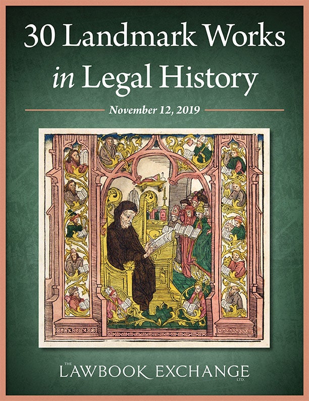 30 Landmark Works in Legal History