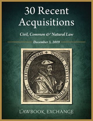 30 Recent Acquisitions: Civil, Common & Natural Law