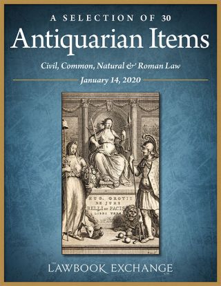 A Selection of 30 Antiquarian Items: Civil, Common, Natural & Roman Law