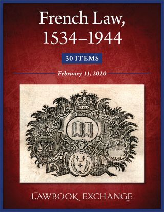 French Law, 1534–1944: 30 Items