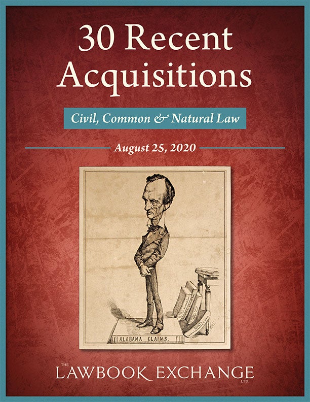 30 Recent Acquisitions: Civil, Common & Natural Law