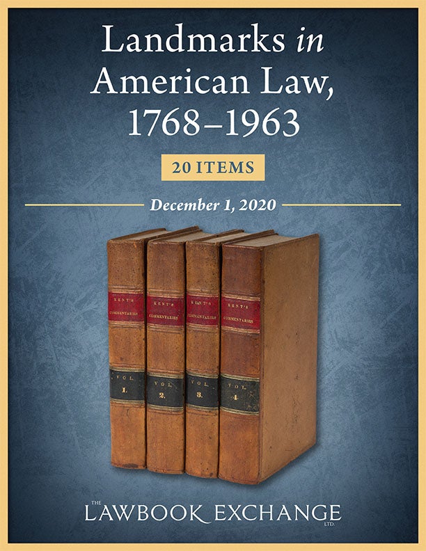 Landmarks in American Law, 1768–1963: 20 Items