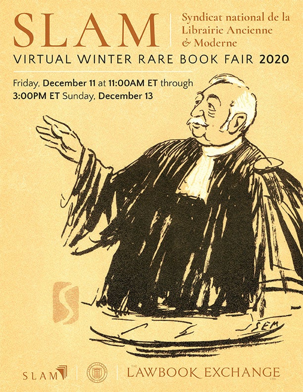 SLAM Virtual Winter Rare Book Fair