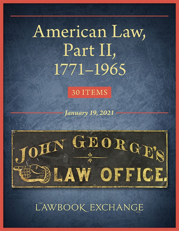 American Law, Part II, 1771–1965: 30 Items