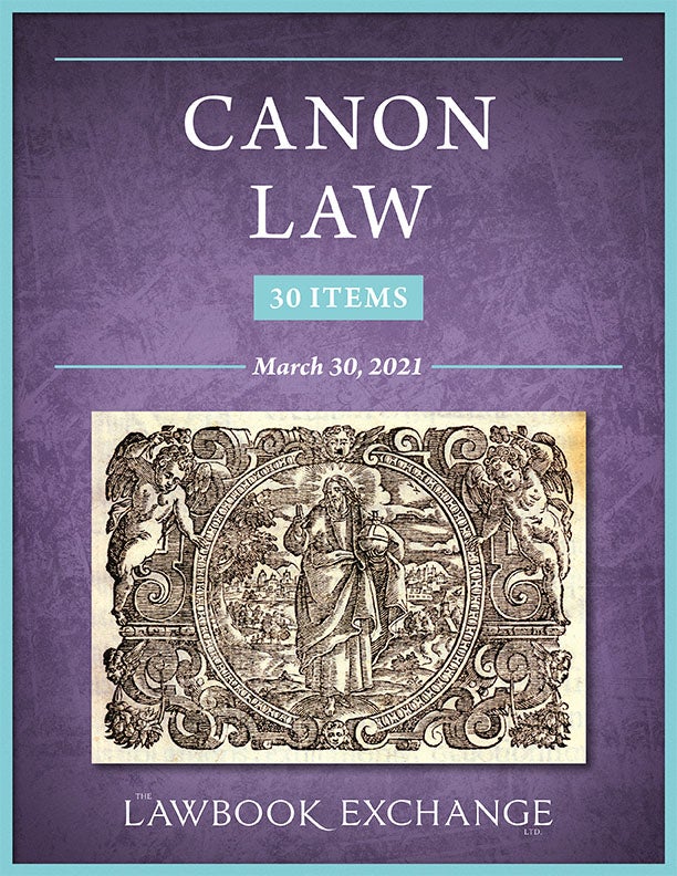 Canon Law: 30 Items