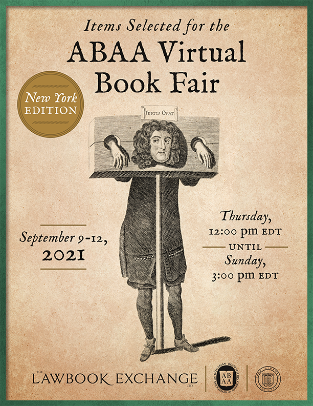 ABAA Virtual Book Fair: New York Edition