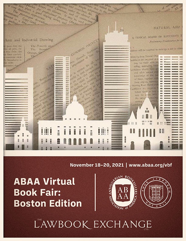 ABAA Virtual Book Fair: Boston Edition