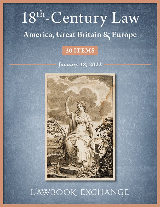 18th-Century Law: America, Great Britain & Europe - 30 Items