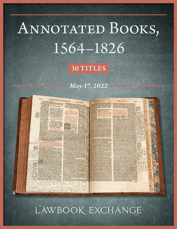 Annotated Books, 1564–1826: 30 Titles