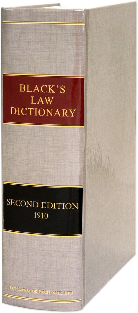 Item #15800 Black's Law Dictionary, Second edition. 2nd ed. Henry Campbell Black.