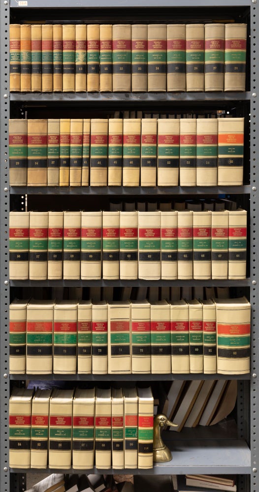 Item #16419 Federal Trade Commission Decisions. 63 Miscellaneous Vols. 1922-1991. U S. Federal Trade Commission.