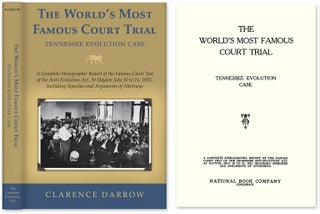 Item #21232 The World's Most Famous Court Trial. Tennessee Evolution Case. Clarence Darrow,...