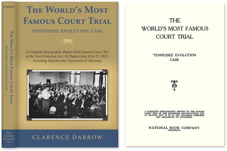 Item #21232 The World's Most Famous Court Trial. Tennessee Evolution Case. Clarence Darrow, William J. Bryan.
