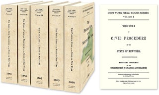 Item #21234 New York Field Codes Series. 1850-1865. 5 Vols. David Dudley Field