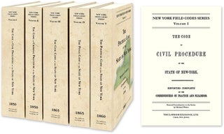 Item #21234 New York Field Codes Series. 1850-1865. 5 Vols. David Dudley Field