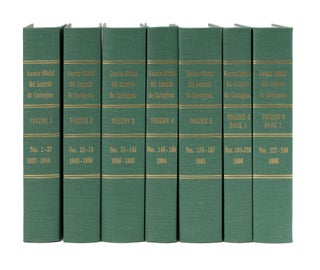 Item #21537 Gaceta Oficial del Acuerdo de Cartagena Vols 1-VI, 1983-1996 in 7 bks. Cartagena...