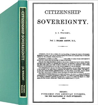 Item #22460 Citizenship Sovereignty. John S. Wright