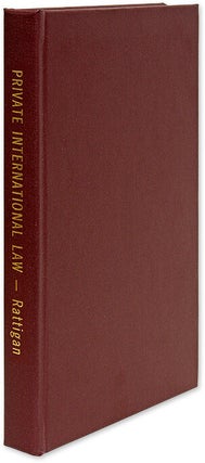 Item #23027 Private International Law. Sir William Henry Rattigan