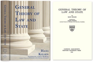 Item #23997 General Theory of Law and State. Translated by Anders Wedberg. Hans Kelsen, Anders...