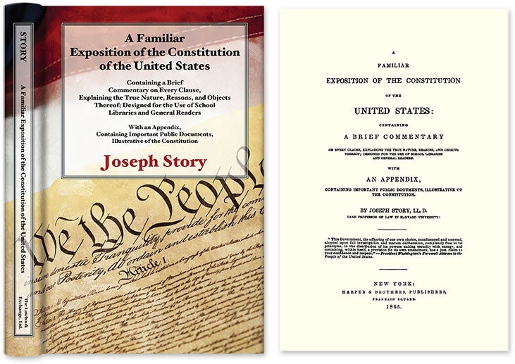 Item #24025 A Familiar Exposition of the Constitution of the United States. Joseph Story.