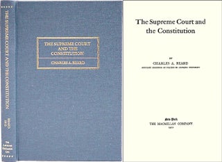 Item #24032 The Supreme Court and the Constitution. Charles A. Beard